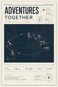 Adventures Together — Custom Travel Poster